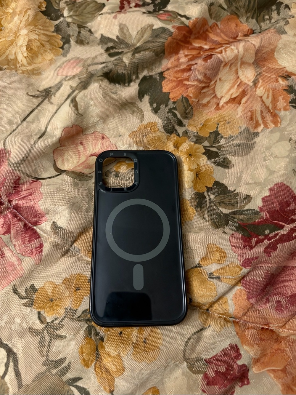 PopSocket Black MagSafe-Compatible Phone Case with Ring 12/12 Pro